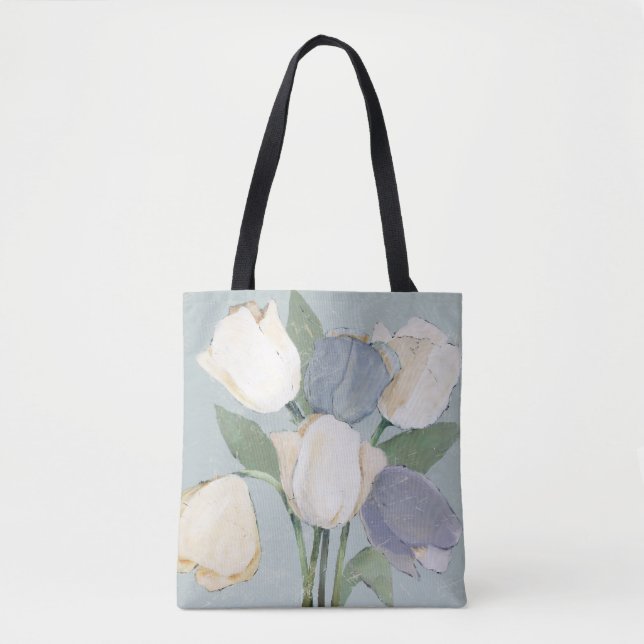 Bolso De Tela Tulipanes franceses (Anverso)