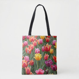 Bolso De Tela Tulipanes holandeses