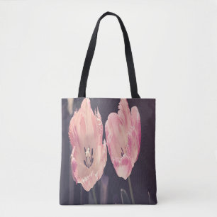 Bolso De Tela Tulipanes Lindos en Flor - Personalizado