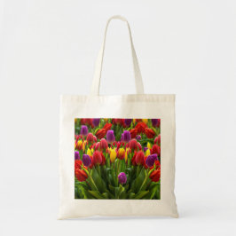 Bolso De Tela Tulips brillante