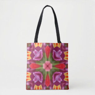 Bolso De Tela Tulips Kaleidoscope