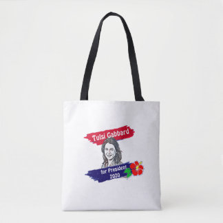 Bolso De Tela Tulsi Gabbard para las elecciones presidenciales d
