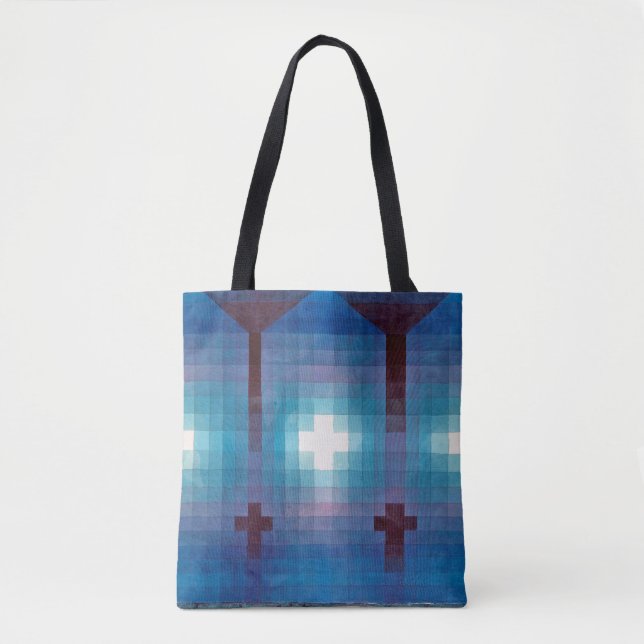 Bolso De Tela Tumba en tres, Klee (Anverso)