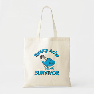 Bolso De Tela Tummy Ache Survivor, Tummy Ache Unisex Shirt