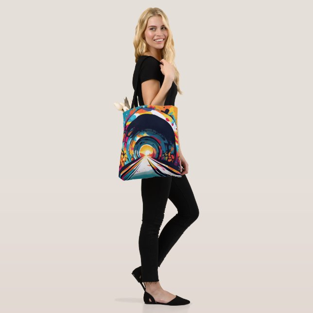 Bolso De Tela Túnel con graffiti (Puesto)
