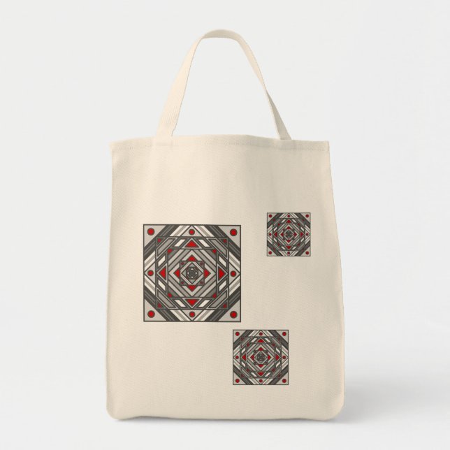 Bolso De Tela Tunnel Vision Tote Bag (Frente)