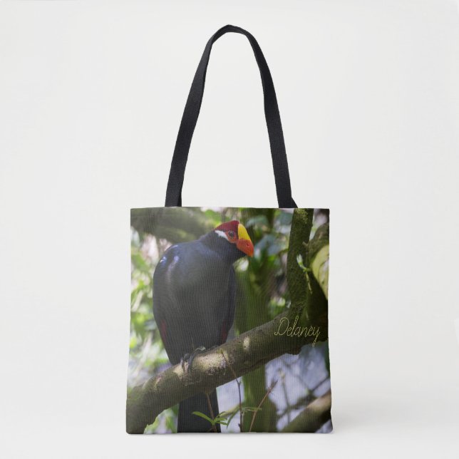 Bolso De Tela Turaco de Lady Ross (Anverso)