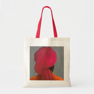 Bolso De Tela Turbante rosado
