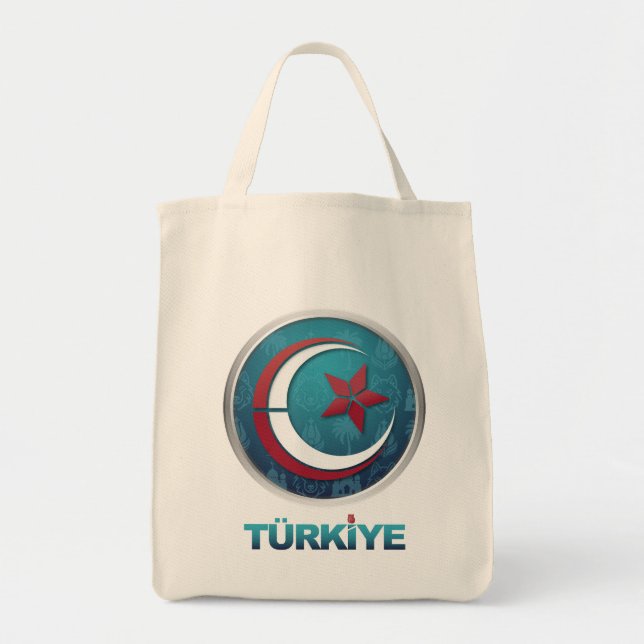 Bolso De Tela Turkey Turkiye Europe Asia (Frente)