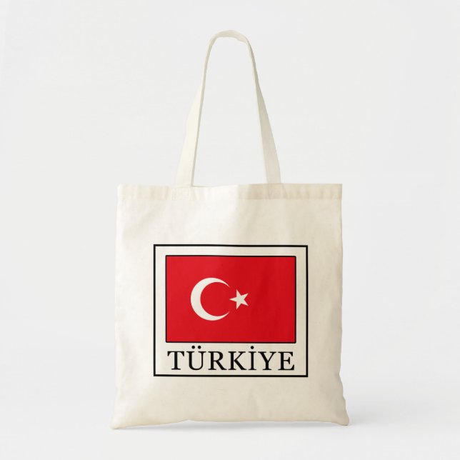 Bolso De Tela Türkiye (Frente)