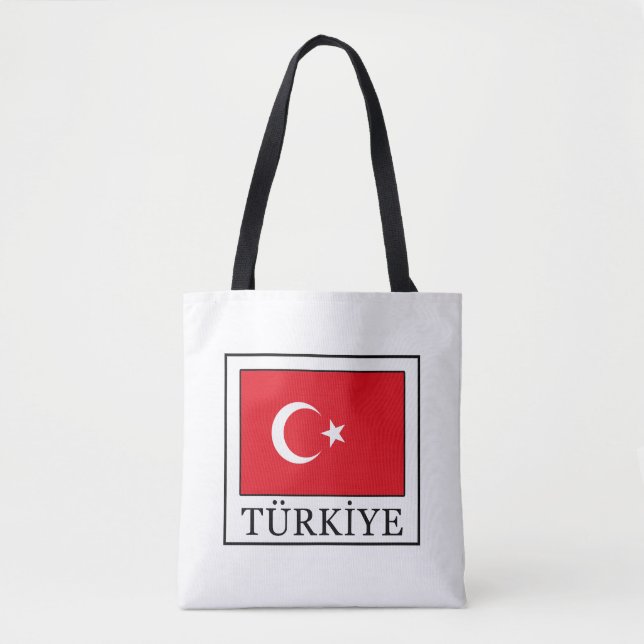 Bolso De Tela Türkiye (Anverso)