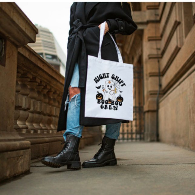 Bolso De Tela Turno nocturno de enfermera fantasma de Halloween (Subido por el creador)