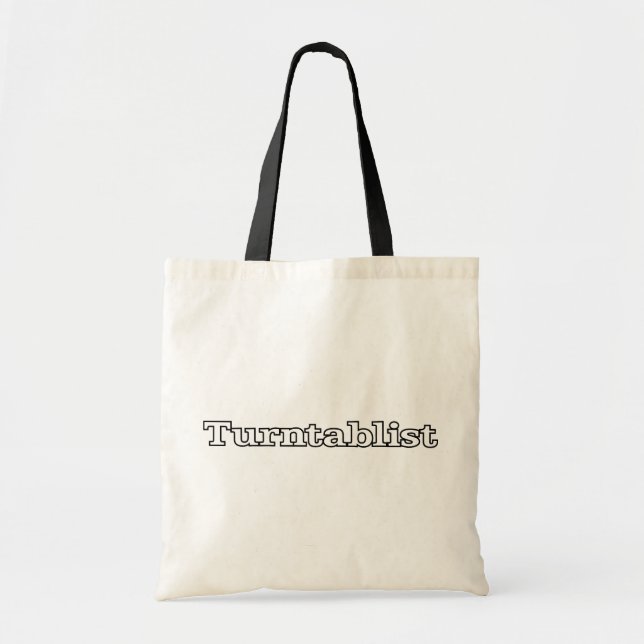 Bolso De Tela Turntablista (Frente)