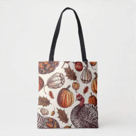 Bolso De Tela Turquía estética y patrón Gourd