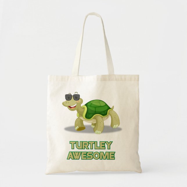 Bolso De Tela Turtley impresionante (Frente)