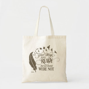 BOLSO DE TELA TUS ALAS ESTABAN LISTAS, PERO NUESTROS CORAZONES N