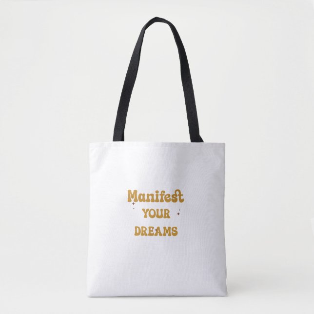 BOLSO DE TELA TUS SUEÑOS (Anverso)