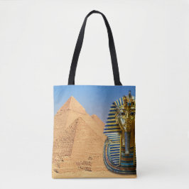 Bolso De Tela Tutankhamun y Pyramidas