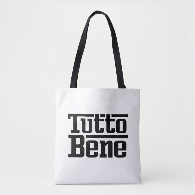 Bolso De Tela Tutto Bene (Anverso)