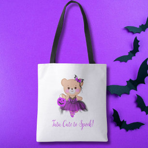 Bolso De Tela Tutu Cute para Asustar! Osito de Peluche Bruja Bai