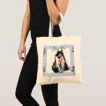 Bolso De Tela Tuxedo Cat Love You Black and White Cats<br><div class="desc">Tuxedo Cat Cute Love You Black and White Cats Tote Bag,  with a fully customizable name. Designed from one of my original cat drawings,  a must for all cat lovers!.</div>