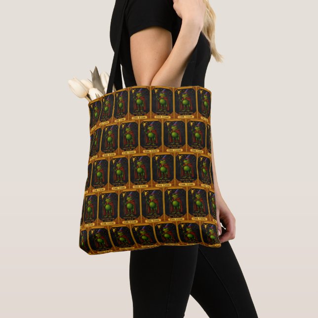 Bolso De Tela T'was The 'Tism M'Lord Frog Meme Autism Awareness (Detalle)