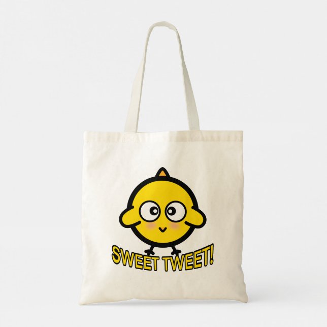 Bolso De Tela Tweet dulce (Reverso)