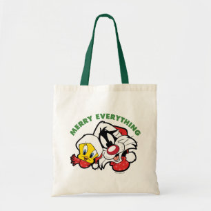 Bolso De Tela TWEETET™ y SYLVESTER™ "Merry Everything"