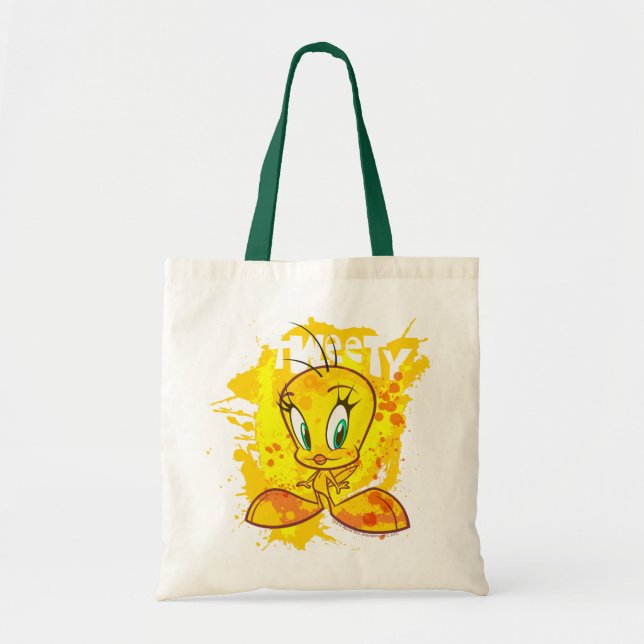 Bolso De Tela Tweety con nombre (Frente)
