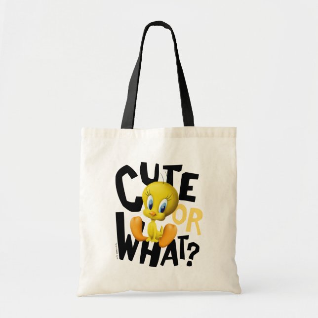 Bolso De Tela TWEETY™- Cuto O Qué? (Frente)