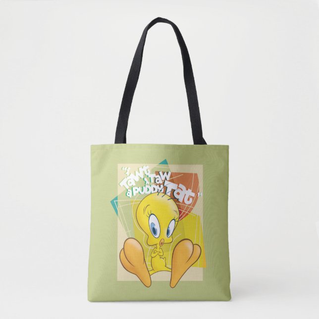 Bolso De Tela TWEETY™ "He Visto Un Tatuaje De Puddy" (Anverso)
