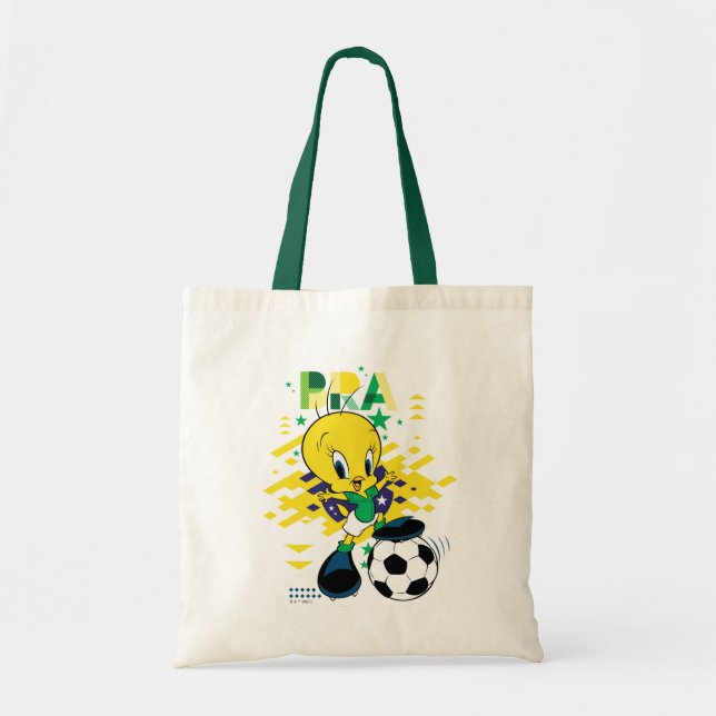 Bolso De Tela TWEETY™ Team Brazil Soccer Graphic (Frente)