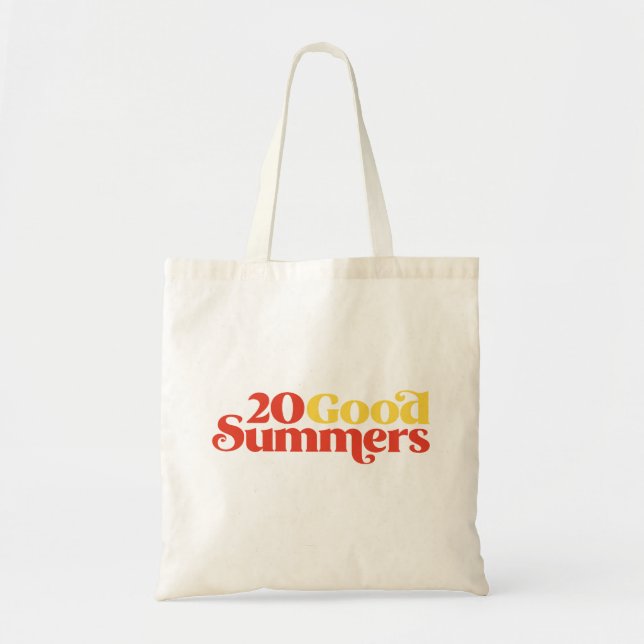 Bolso De Tela Twenty Good Summers (Frente)