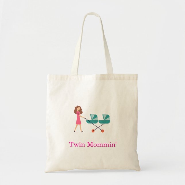 Bolso De Tela Twin Mommin' (Frente)