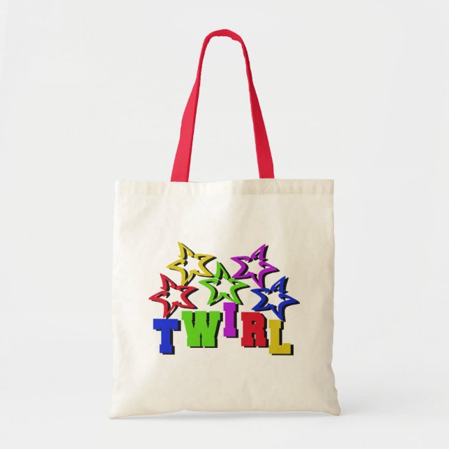 Bolso De Tela Twirl Stars (Frente)
