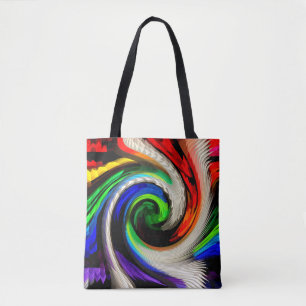 Bolso De Tela Twirled.
