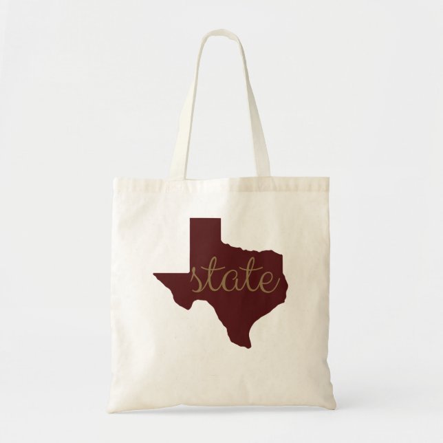 Bolso De Tela TX State Bobcats Shirt Texas State Bobcats Fan Log (Frente)