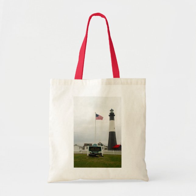 Bolso De Tela Tybee Island Lighthouse Station Bag (Frente)