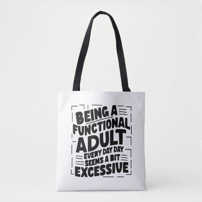 Bolso De Tela Typography design  Motivational (Anverso)