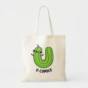 Bolso De Tela U-cumber Funny Cucumber Pun