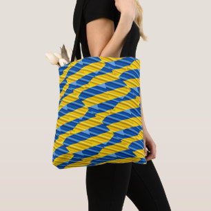 Bolso De Tela Ucrania azul y amarilla inspiró la guerra de paz c
