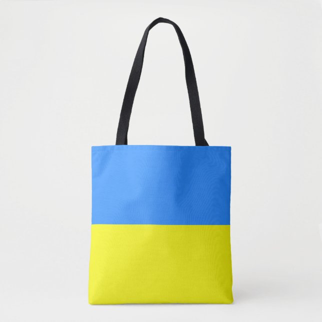 Bolso De Tela Ucrania, bandera de Ucrania, (Anverso)