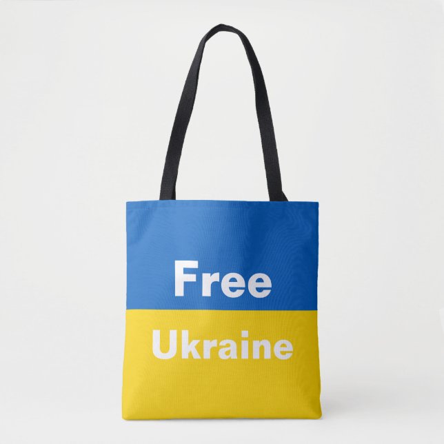 Bolso De Tela Ucrania libre (Anverso)