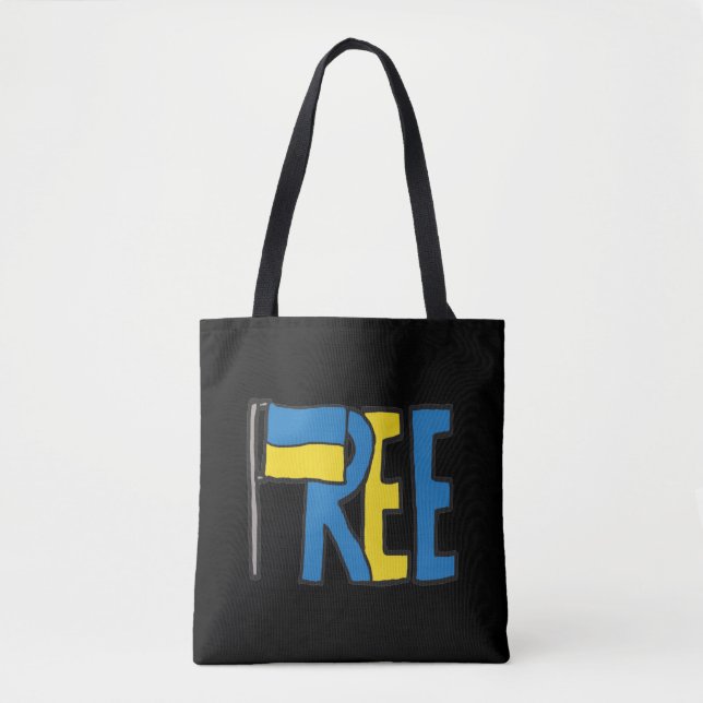 Bolso De Tela Ucrania libre (Anverso)