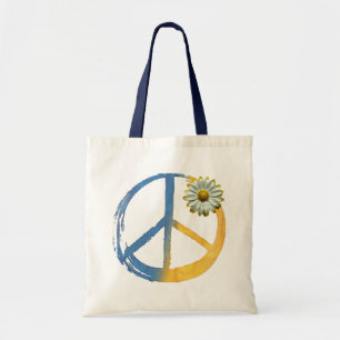Bolso De Tela Ucraniano - Rótulo de símbolo de PAZ Daisy Guerra