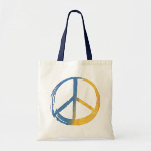Bolso De Tela Ucraniano - Símbolo de PAZ Guerra de Ucrania amari