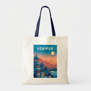 Bolso De Tela Udaipur India Ilustracion Viaje al arte