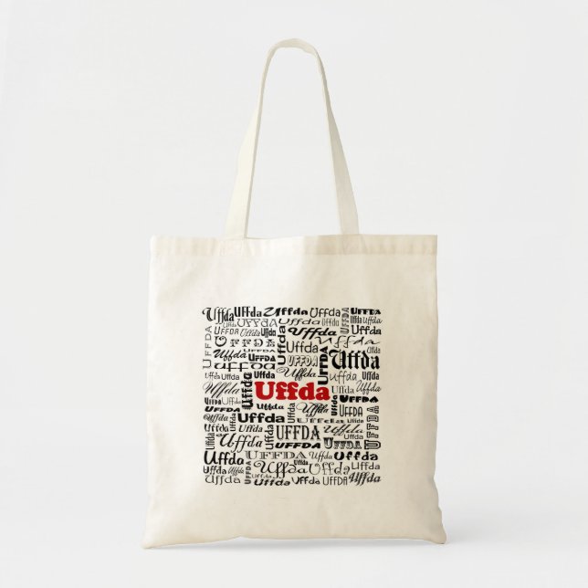 Bolso De Tela Uffda Tote Bag (Frente)