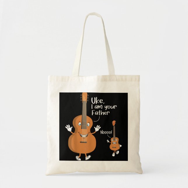 Bolso De Tela Uke, Soy Tu Padre Ukulele Instrumento De Guitarra  (Frente)
