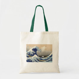 BOLSO DE TELA UKIYO-E ~HOKUSAI  葛飾北斎    「富嶽三十六景 神奈川沖浪裏」